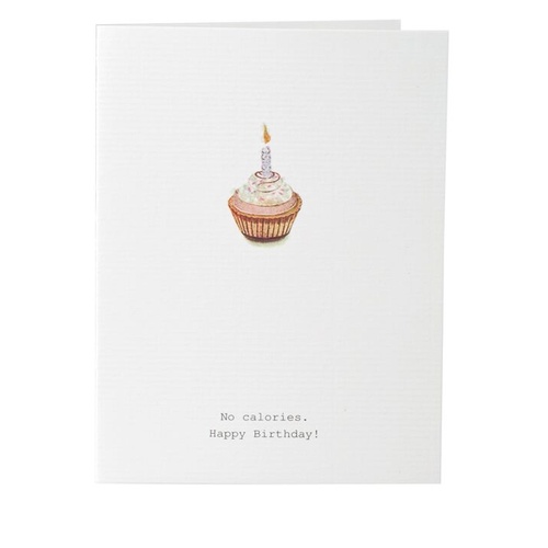 No Calories - Birthday Card