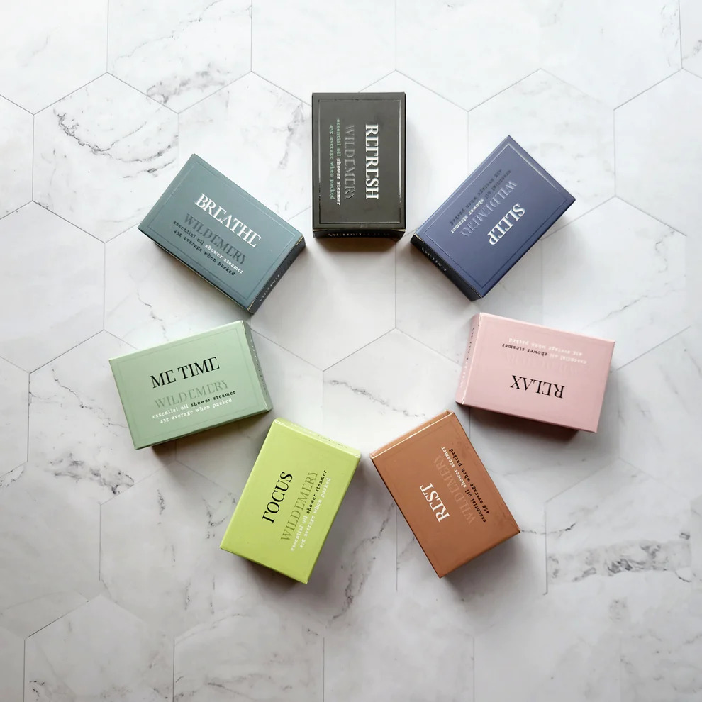 Essential Oil Shower Steamer Collection Wild Emery