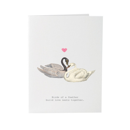 Birds of a Feather - Love Card