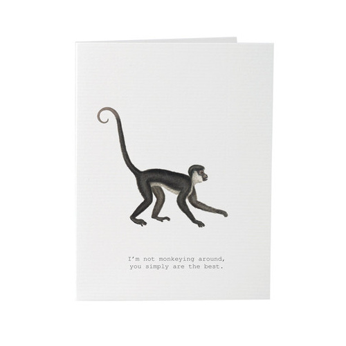 Monkeying Around - Card