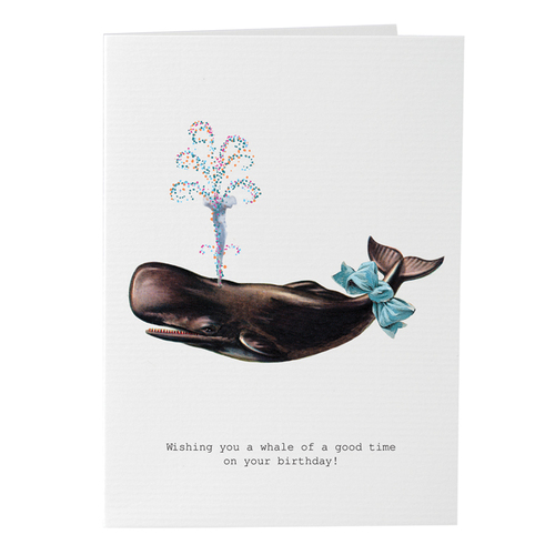A Whale of a Good Time - Birthday Card