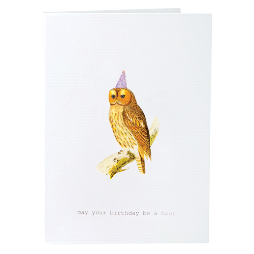 Birthday Hoot - Greeting Card