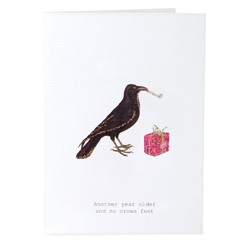 Crows Feet - Birthday Greeting Card