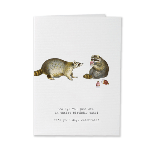 Raccoons Your Day - Birthday Card