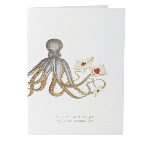Can't Wait To Put My Arms Around You - Greeting Card