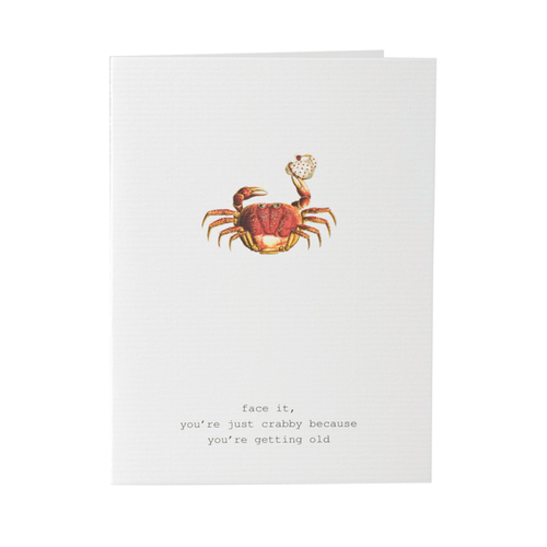 Your'e Just Crabby - Birthday Card