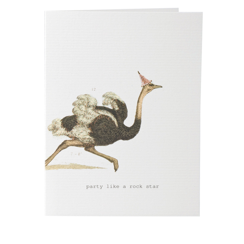 Party Like A Rockstar - Greeting Card