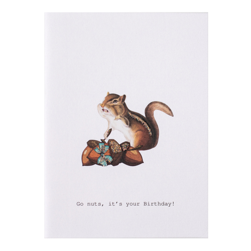 Go Nuts - Birthday Card