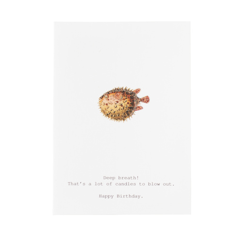 Deep Breath - Birthday Card