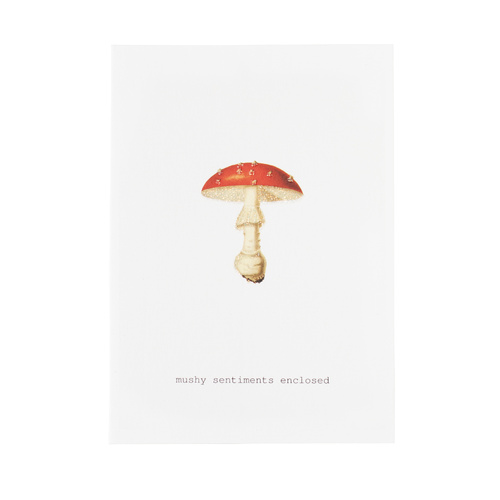 Mushy Sentiments Enclosed - Card