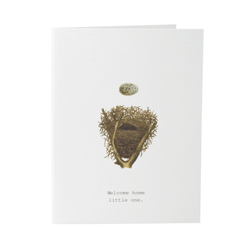 Welcome Home Little One - New Baby Card
