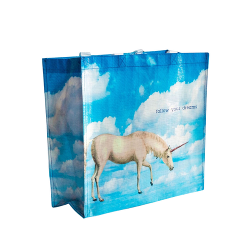 Unicorn Follow Your Dreams - Reusable Market Tote Bag