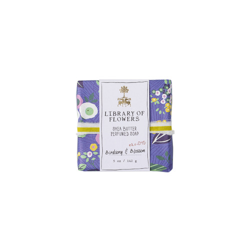 Periwinkle Floral - Wrapped Soap