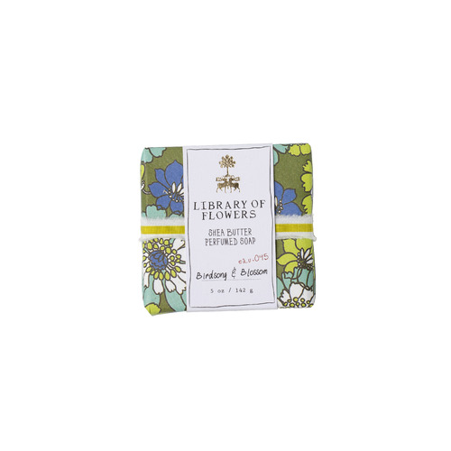 Green & Blue Floral - Wrapped Soap