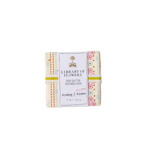 Floral Stripe - Wrapped Soap