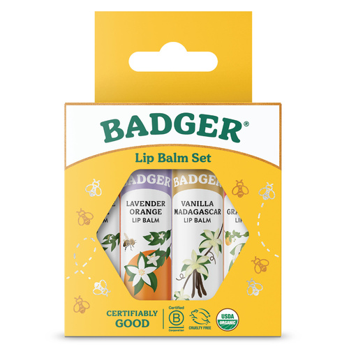 Lip Balm Set - Gold Christmas Gift Set