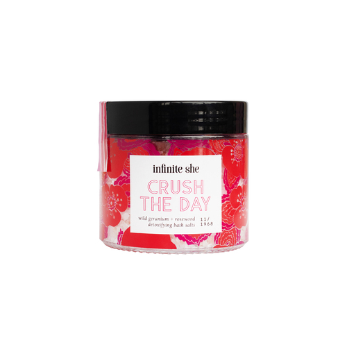 Fearless - (Wild Geranium + Rosewood) - Detoxifying Bath Salts