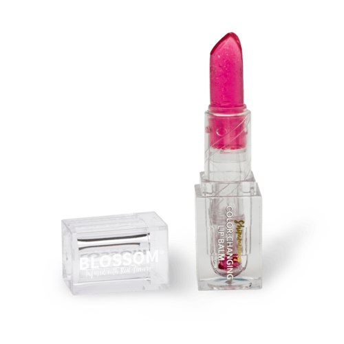 Shimmering Colour-Changing Lip Balm – Electric Pink