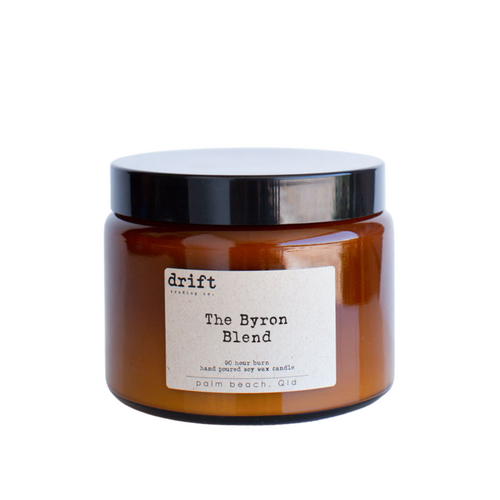 The Byron Blend - Extra Large Amber Candle