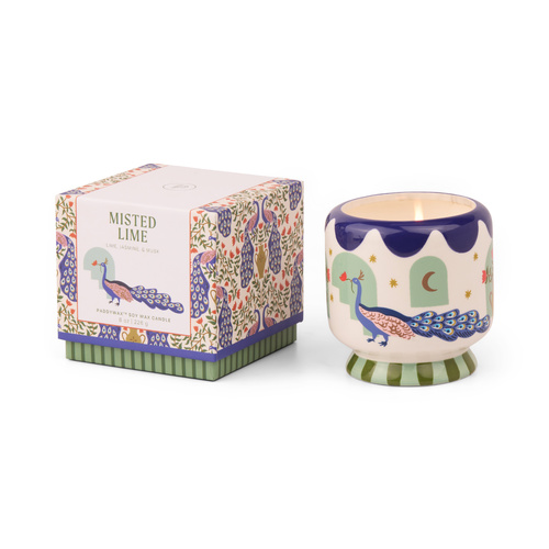 Misted Lime - Ceramic Candle