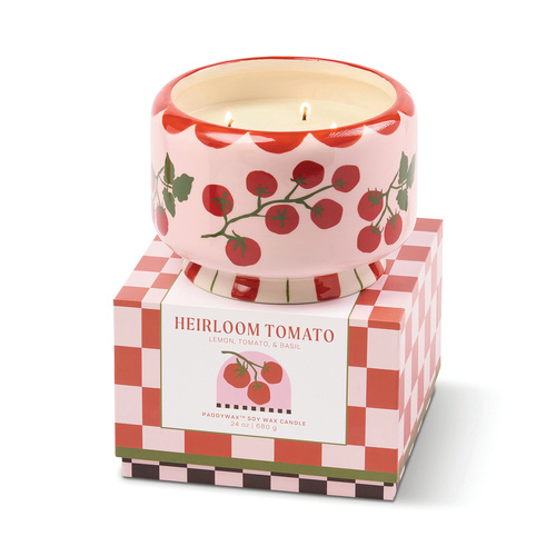 Heirloom Tomato - Extra Large Ceramic Candle