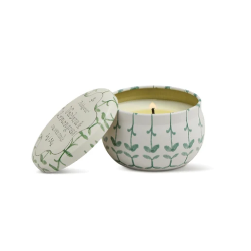 Verbena & Lemongrass - Tulip Tin Candle 
