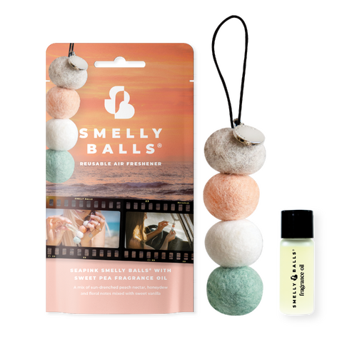 Seapink (Sweet Pea) - Reusable Car Freshener 