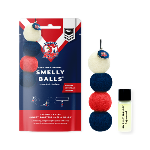 Reusable Car Freshener -  Sydney Roosters, Coconut & Lime
