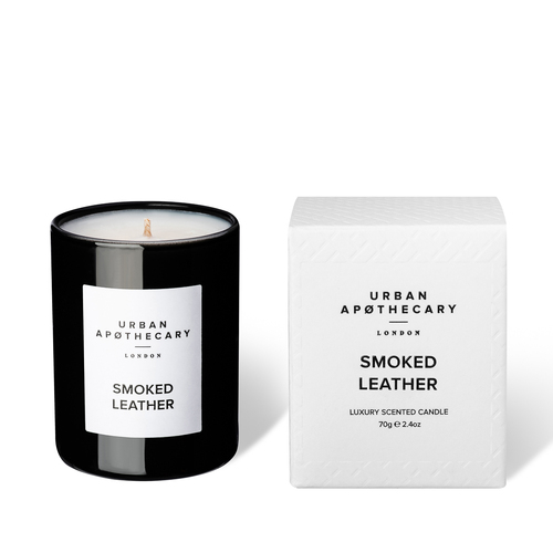 Smoked Leather - Mini Boxed Candle 